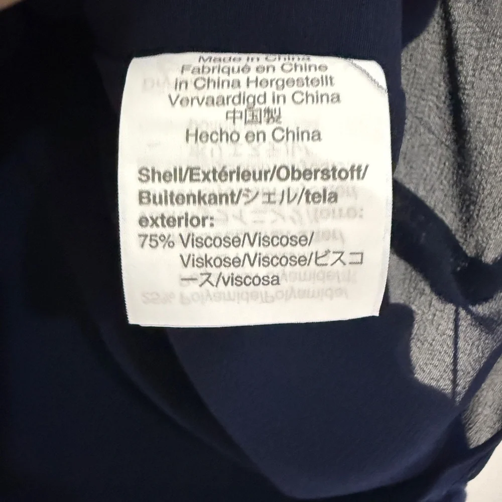 J Crew Blue‎ Velevet Sleeveless Top Size 4 Tall